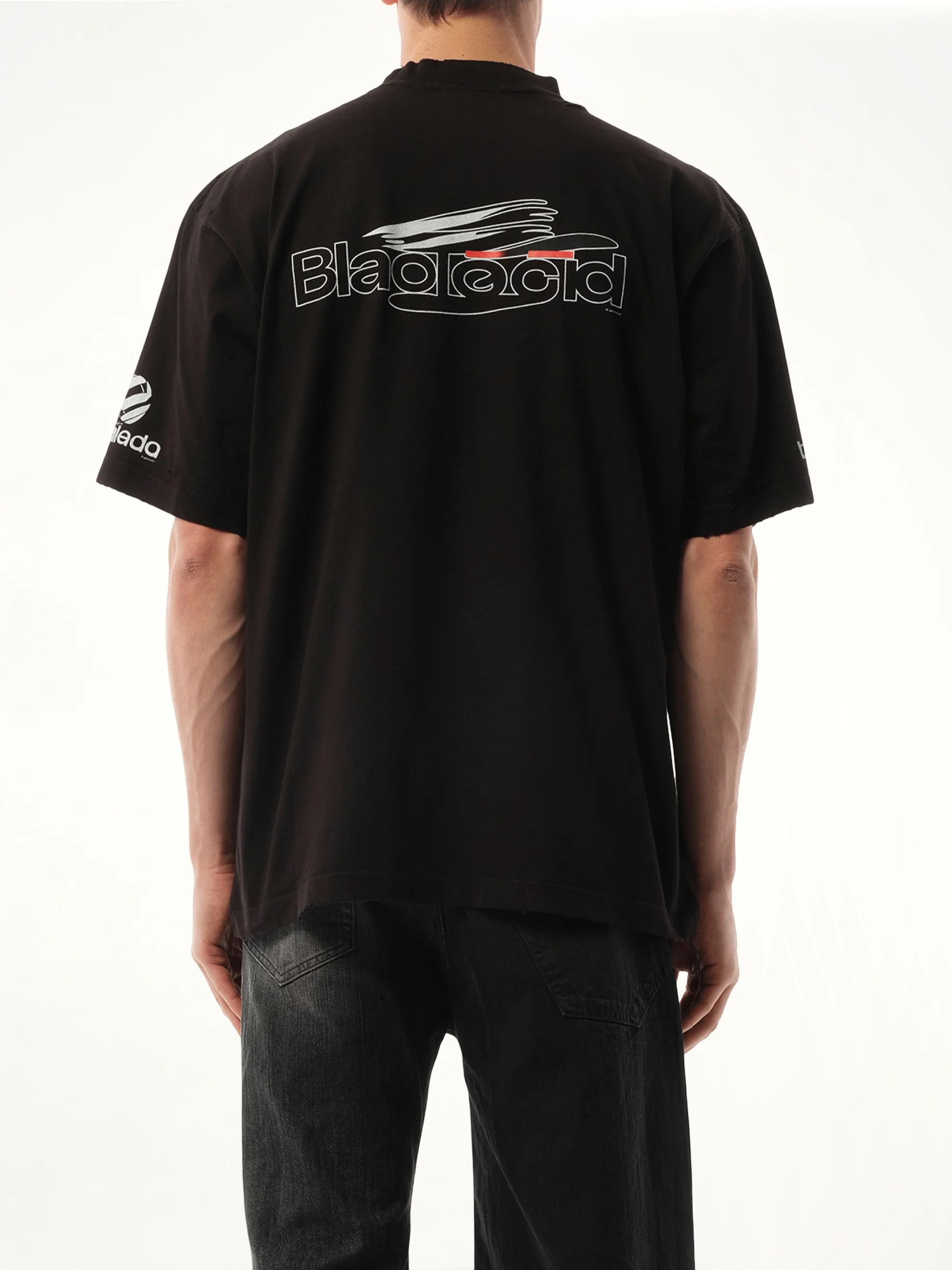 AI Generated Medium Fit T-Shirt in Black/White - Image 6