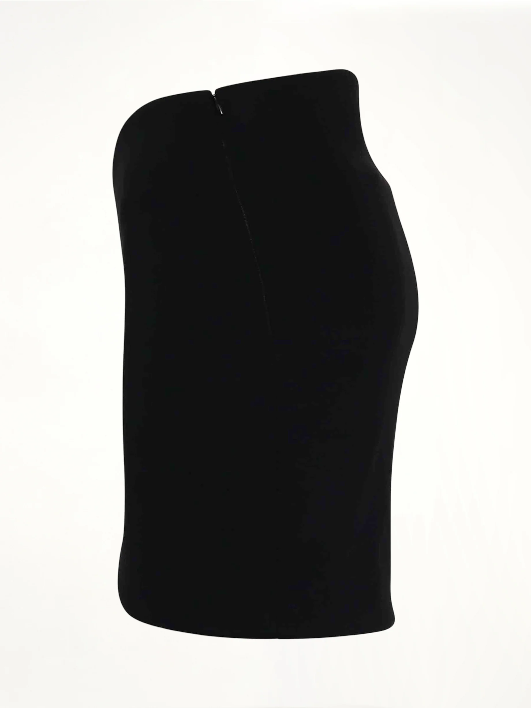 Circle Mini Skirt in Black - Image 3