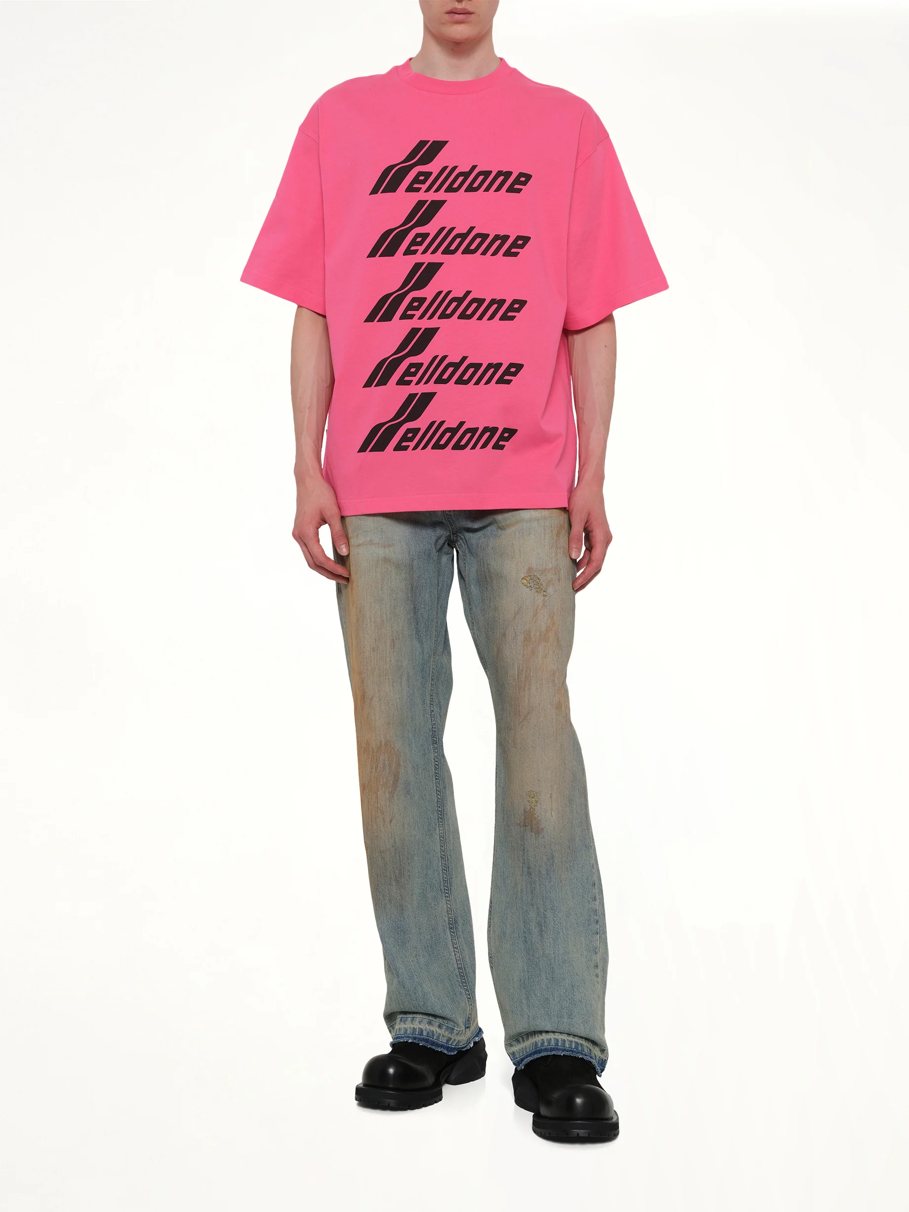 Classic Front Logo T-Shirt in Pink - Image 4
