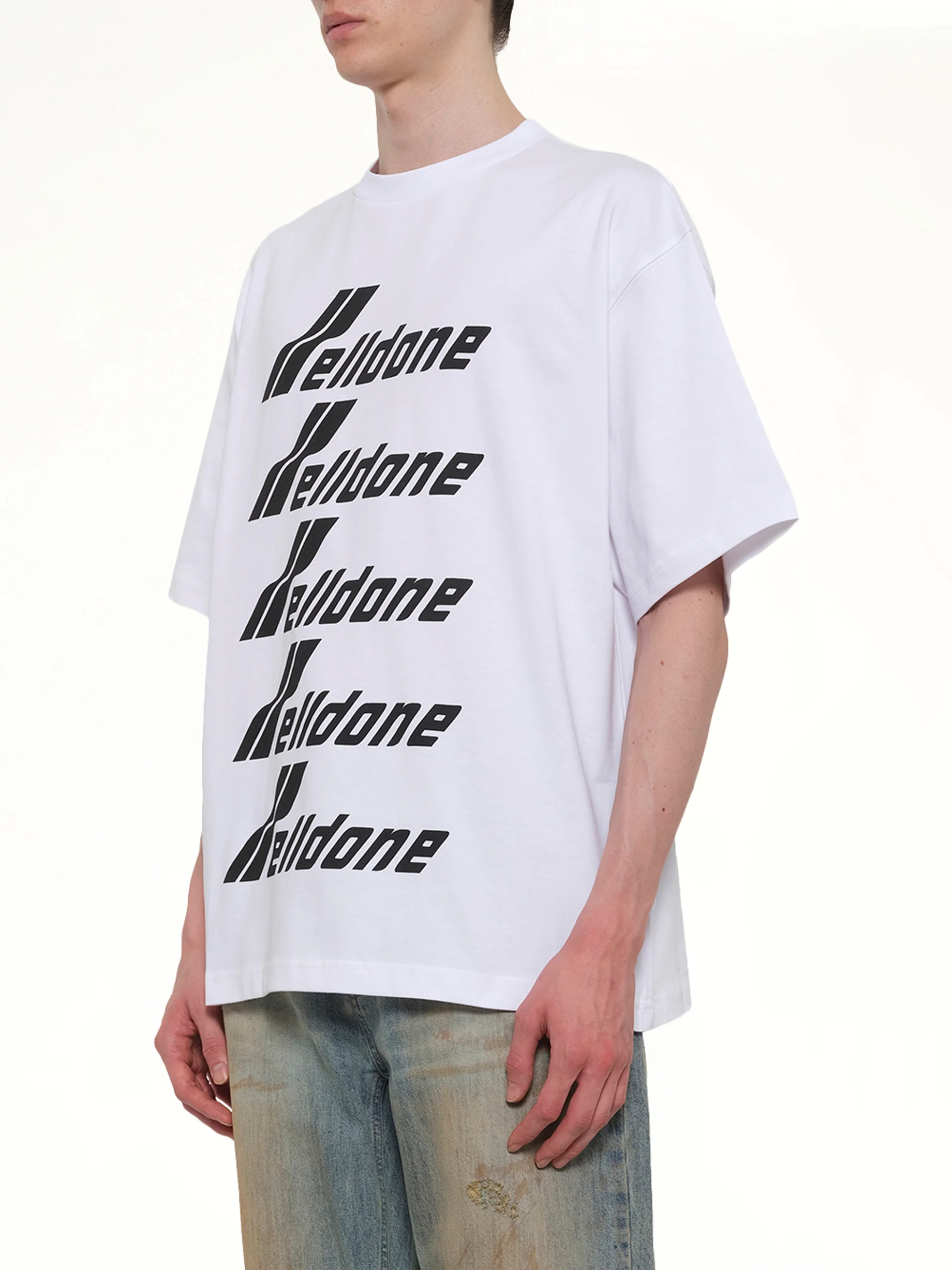 Classic Front Logo T-Shirt in White - Image 3