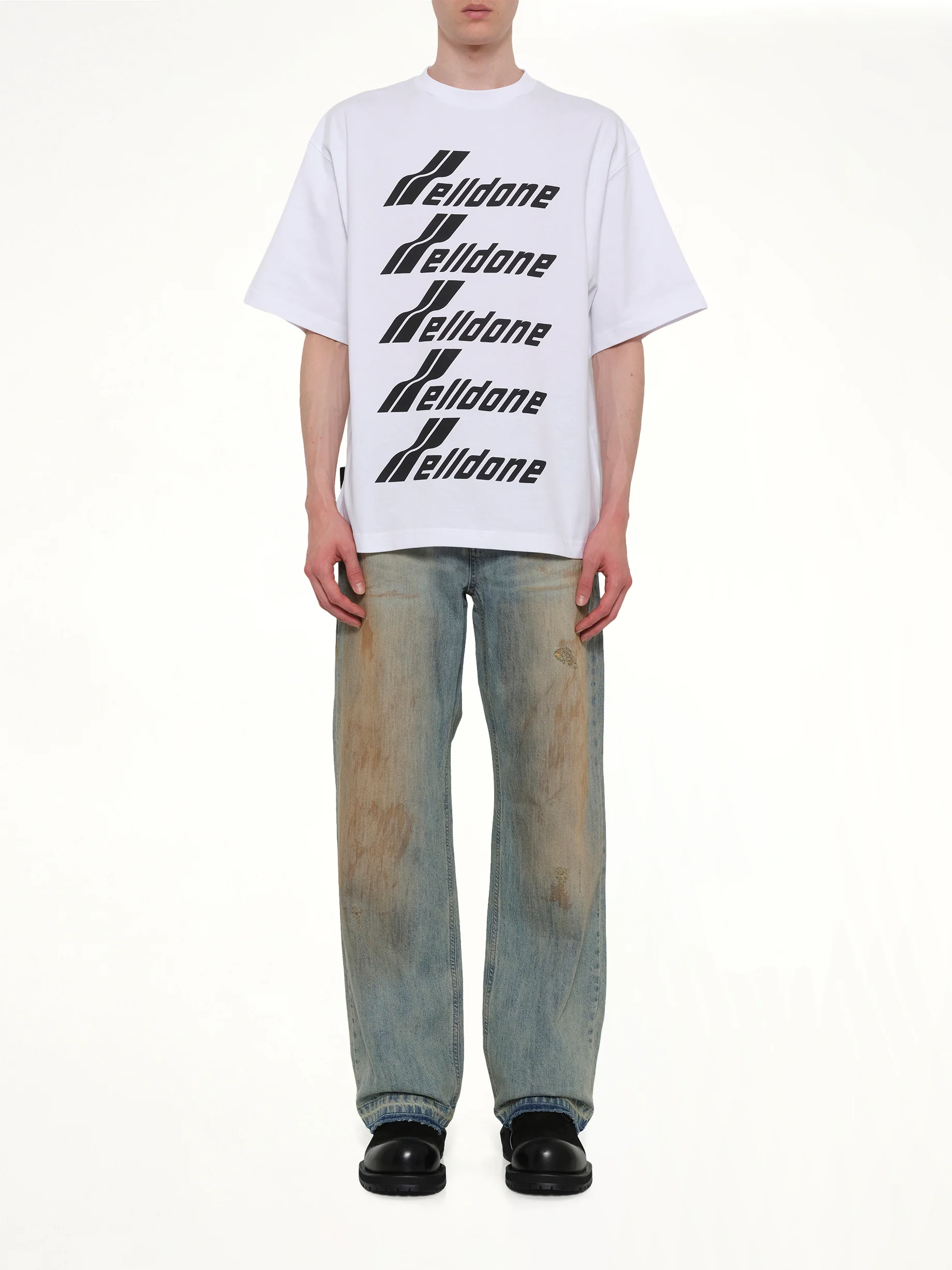 Classic Front Logo T-Shirt in White - Image 7