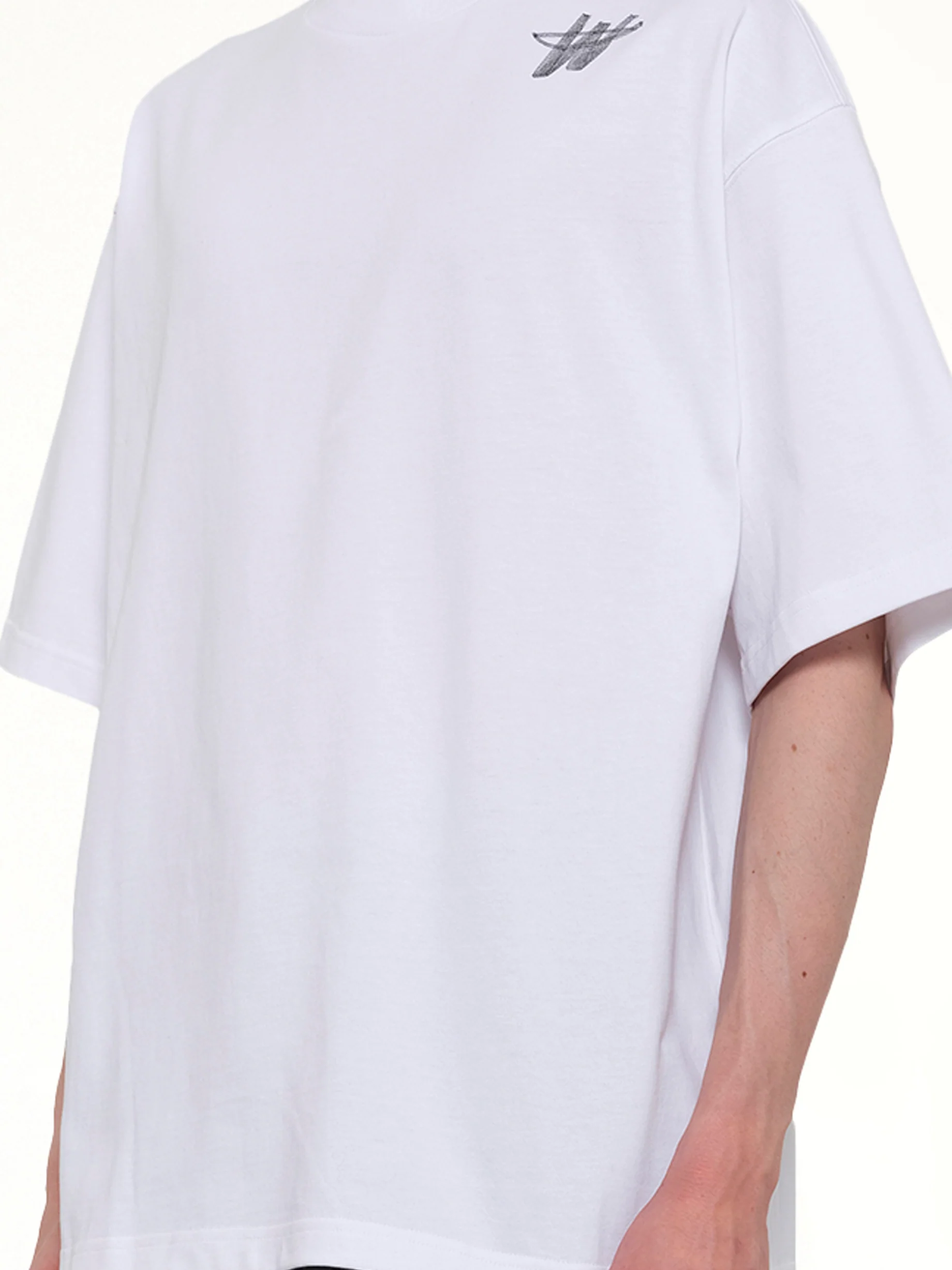 Classic WD Logo T-Shirt in White - Image 6
