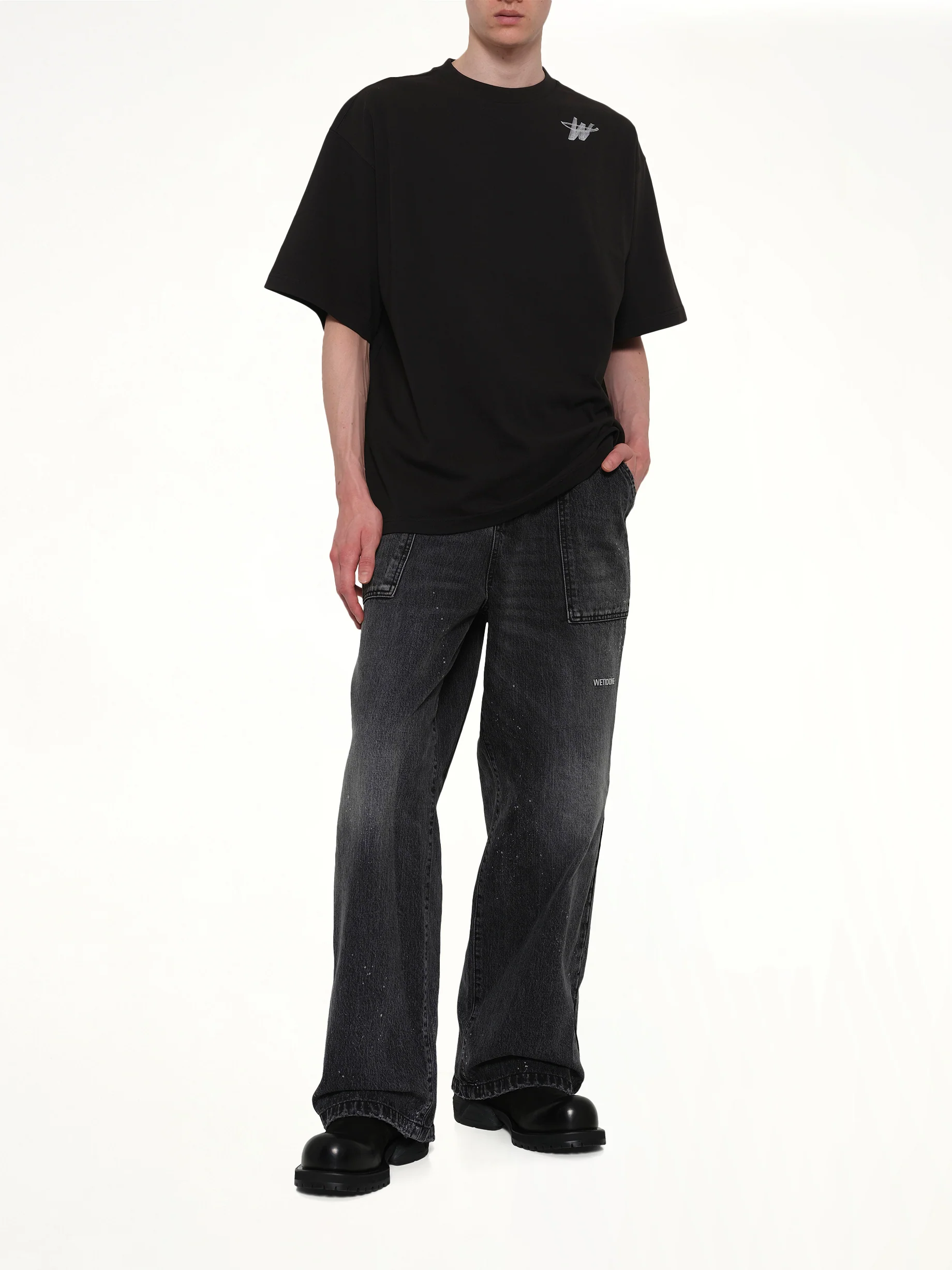 Classic WD Logo T-Shirt in Black - Image 4