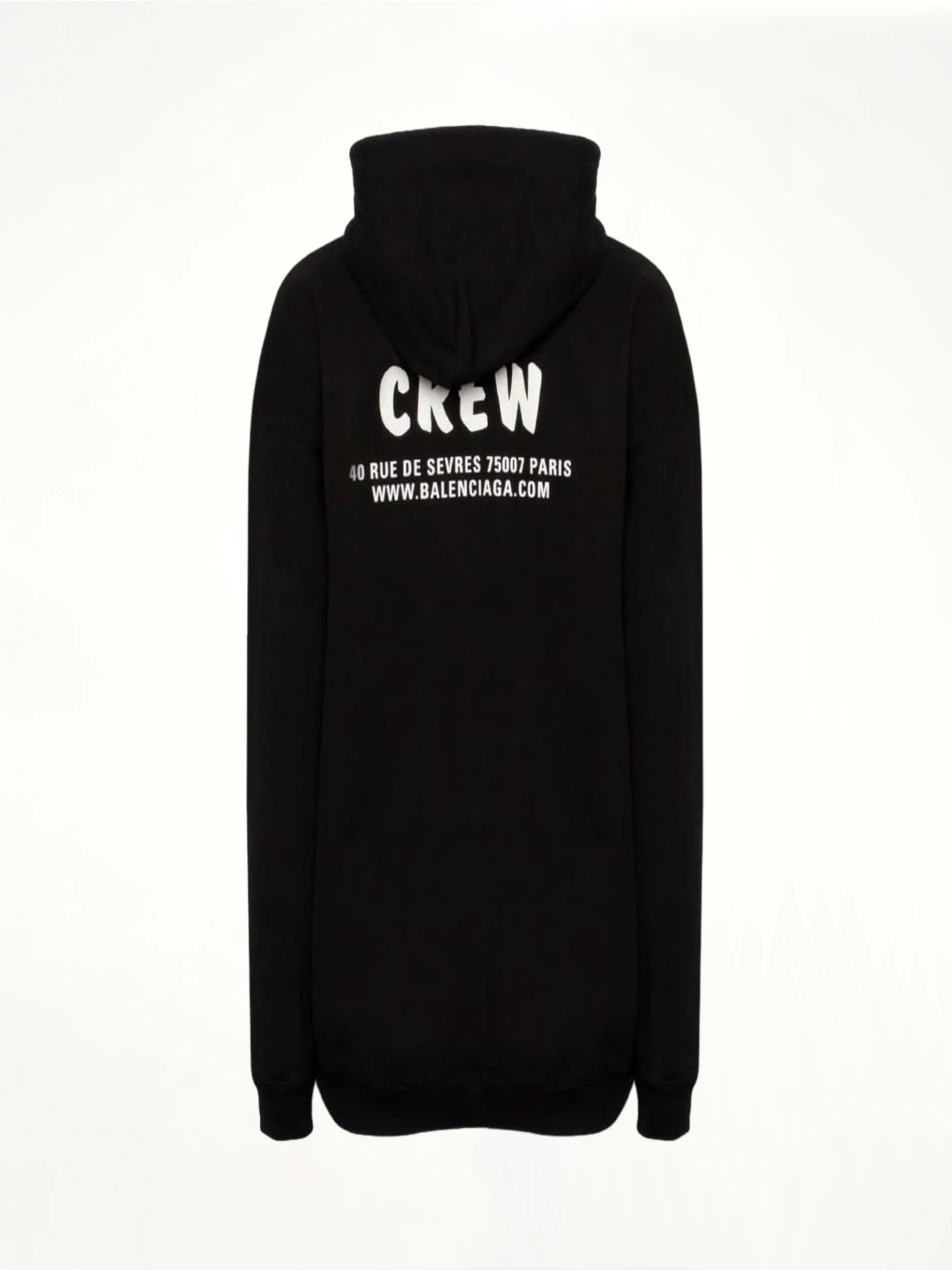 Crew Logo Hoodie in Black - Image 4