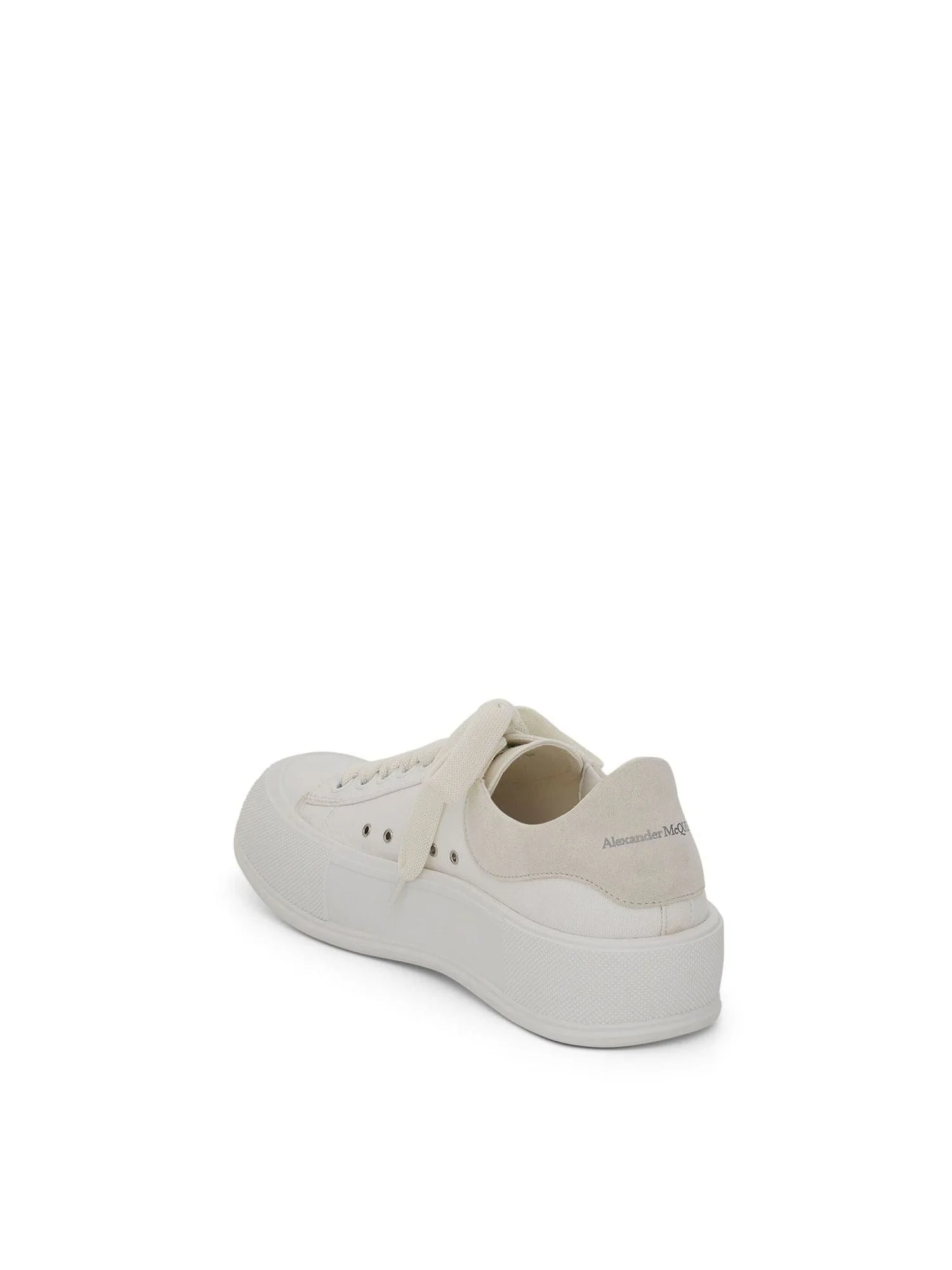 Deck Plimsoll In White - Image 3