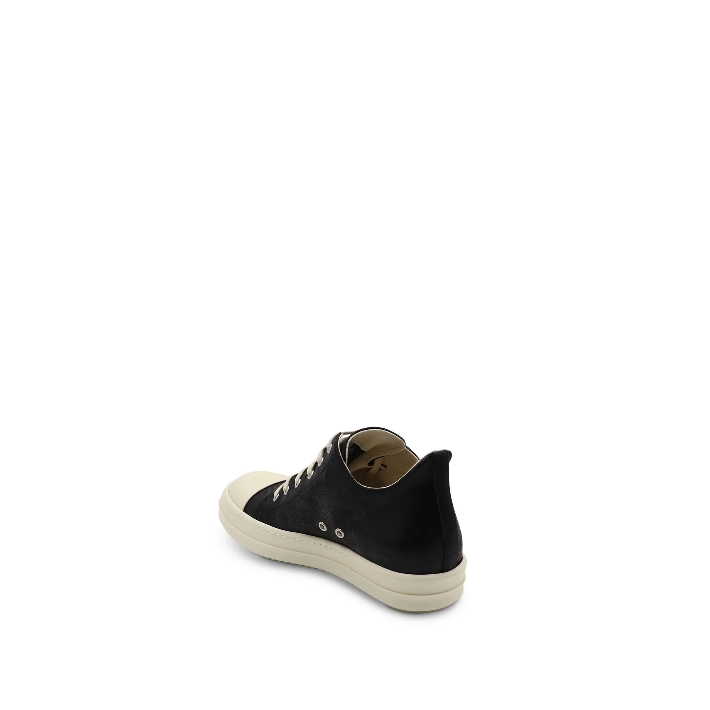 DRKSHDW Ramones Denim Low Sneaker in Black - Image 3
