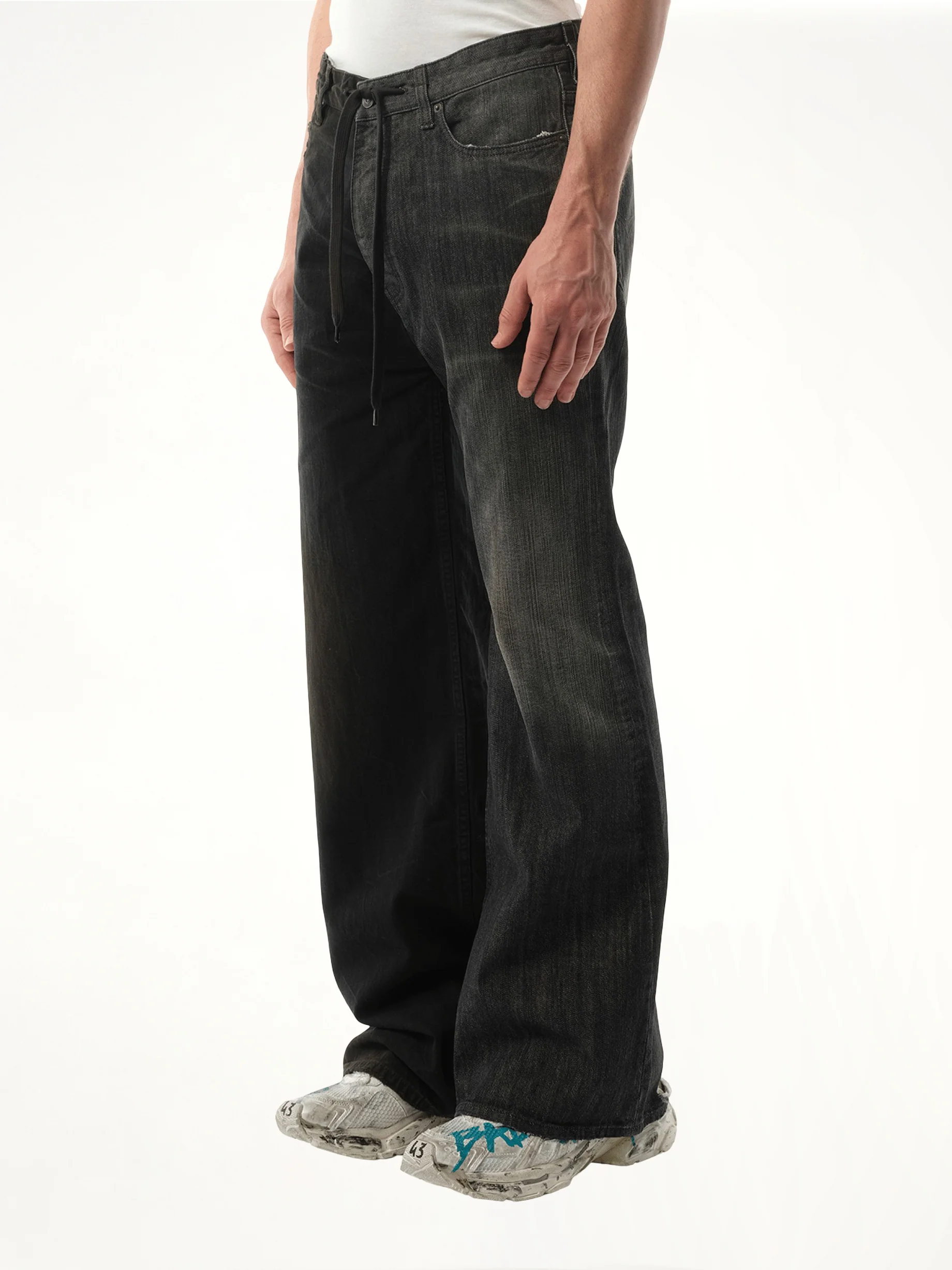 Fifty-Fifty Pants in Black - Image 5