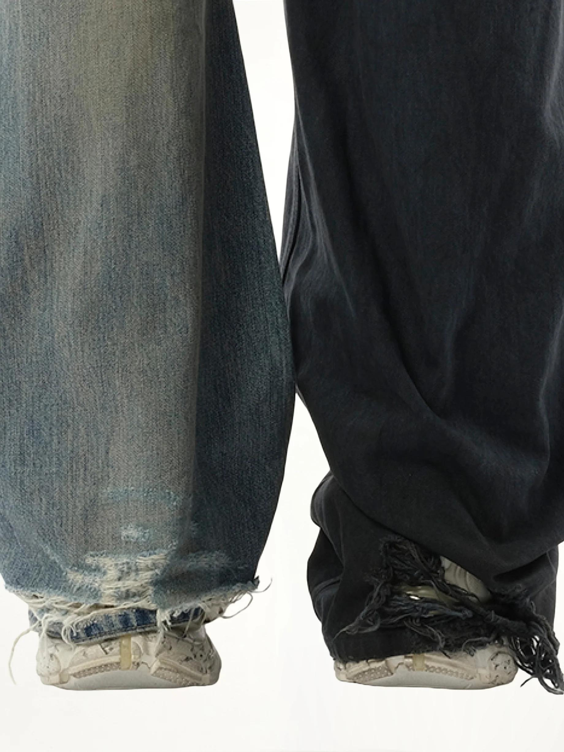 Fifty-Fifty Pants in Grey/Blue - Image 3