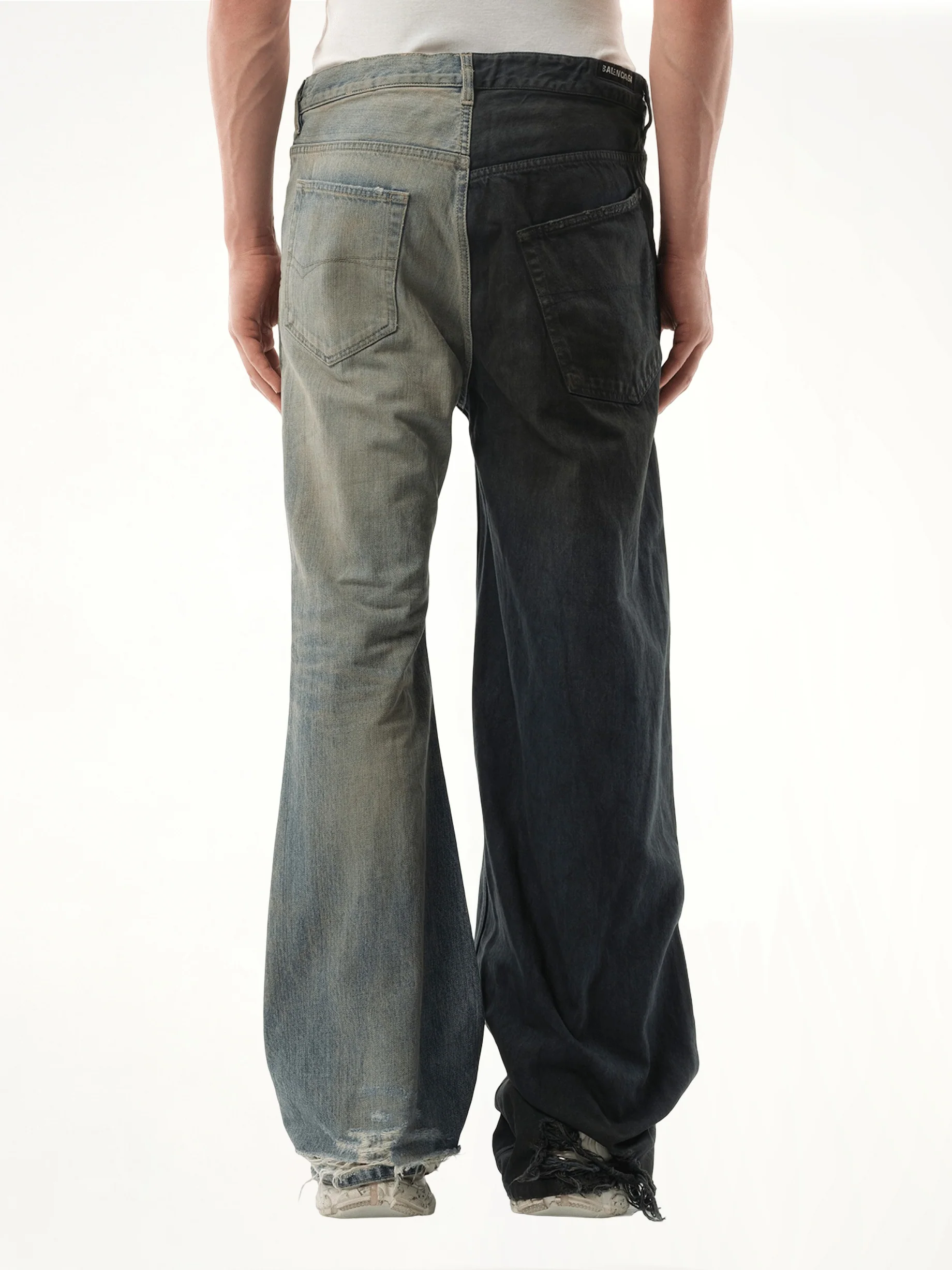 Fifty-Fifty Pants in Grey/Blue - Image 6