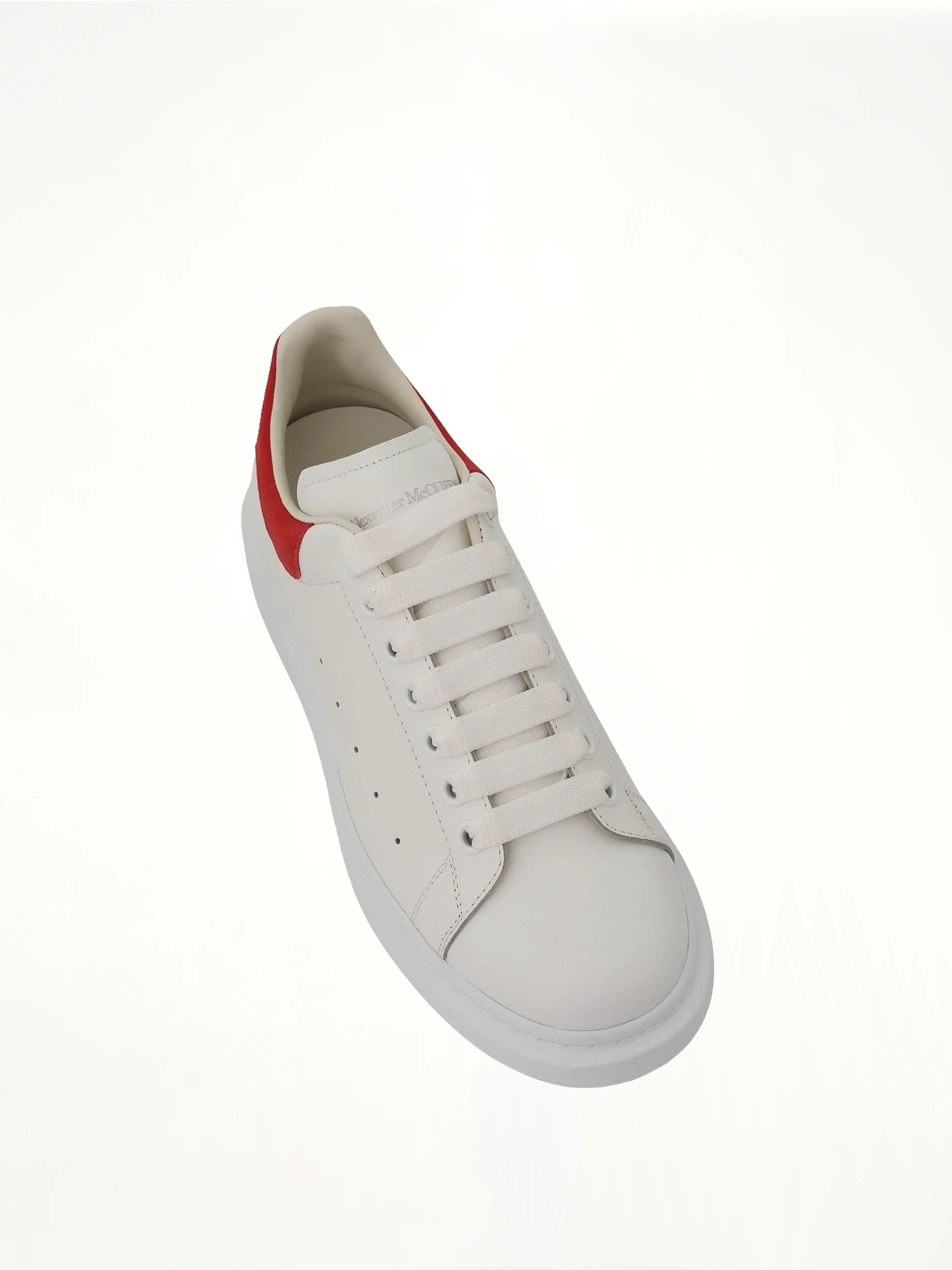 Larry Oversized Sneaker in White/Lust Red - Image 4