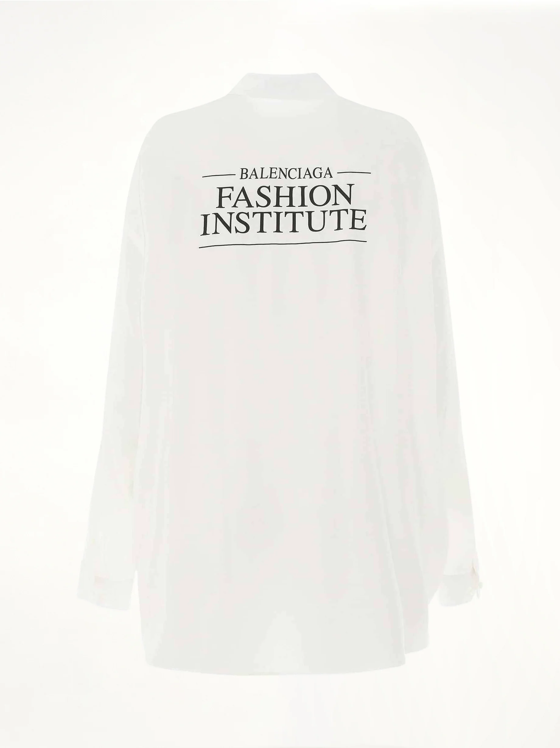 Light Silk Crepe Fluid Blouse in White - Image 4