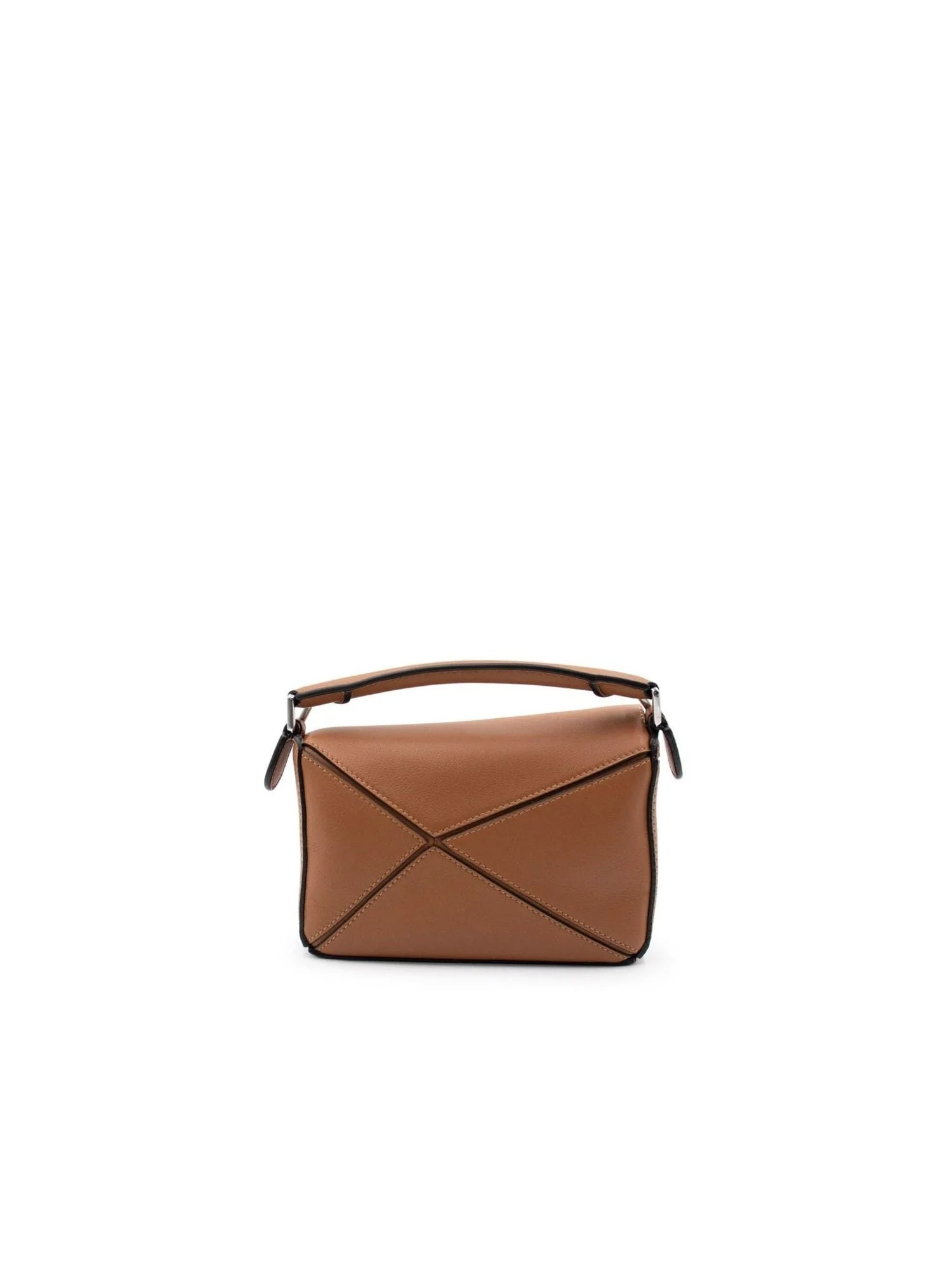 Mini Puzzle Bag in Classic Calfskin in Tan - Image 3