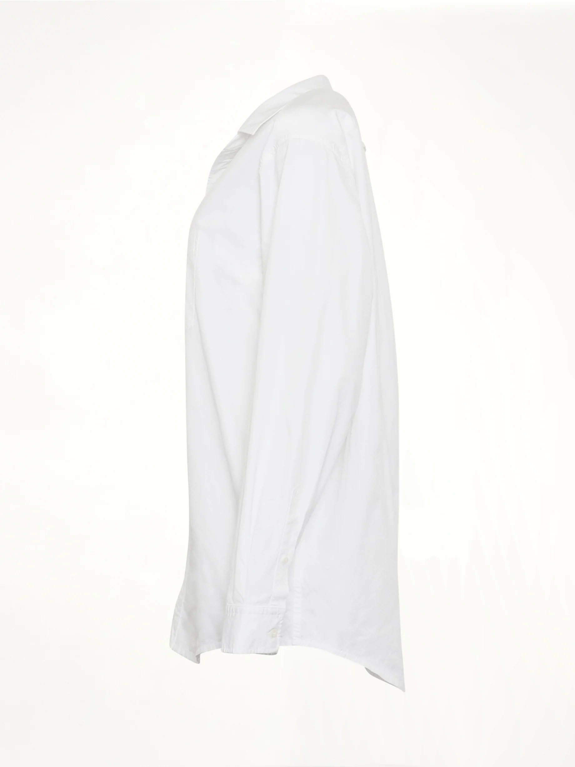 Off Shoulder Shirt in White - Image 3