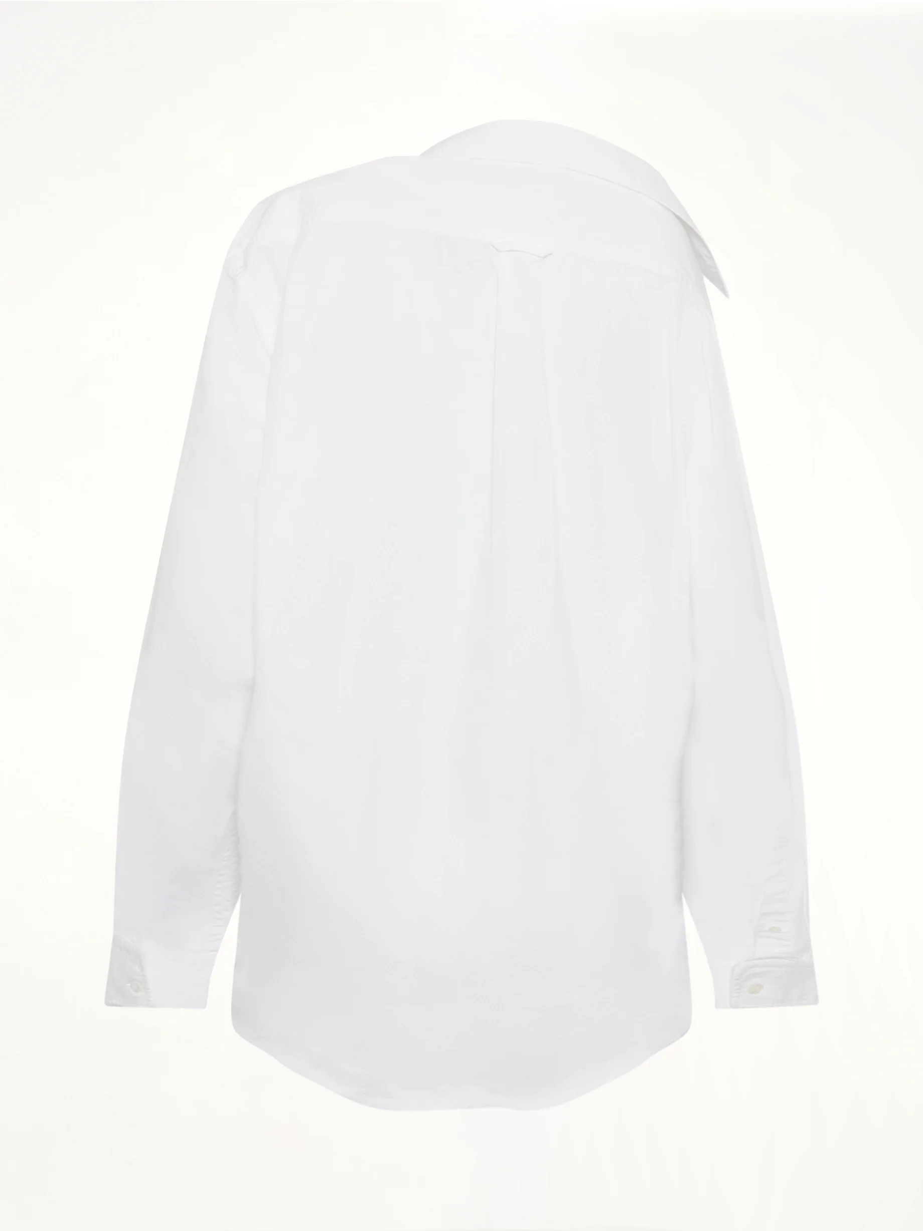 Off Shoulder Shirt in White - Image 4