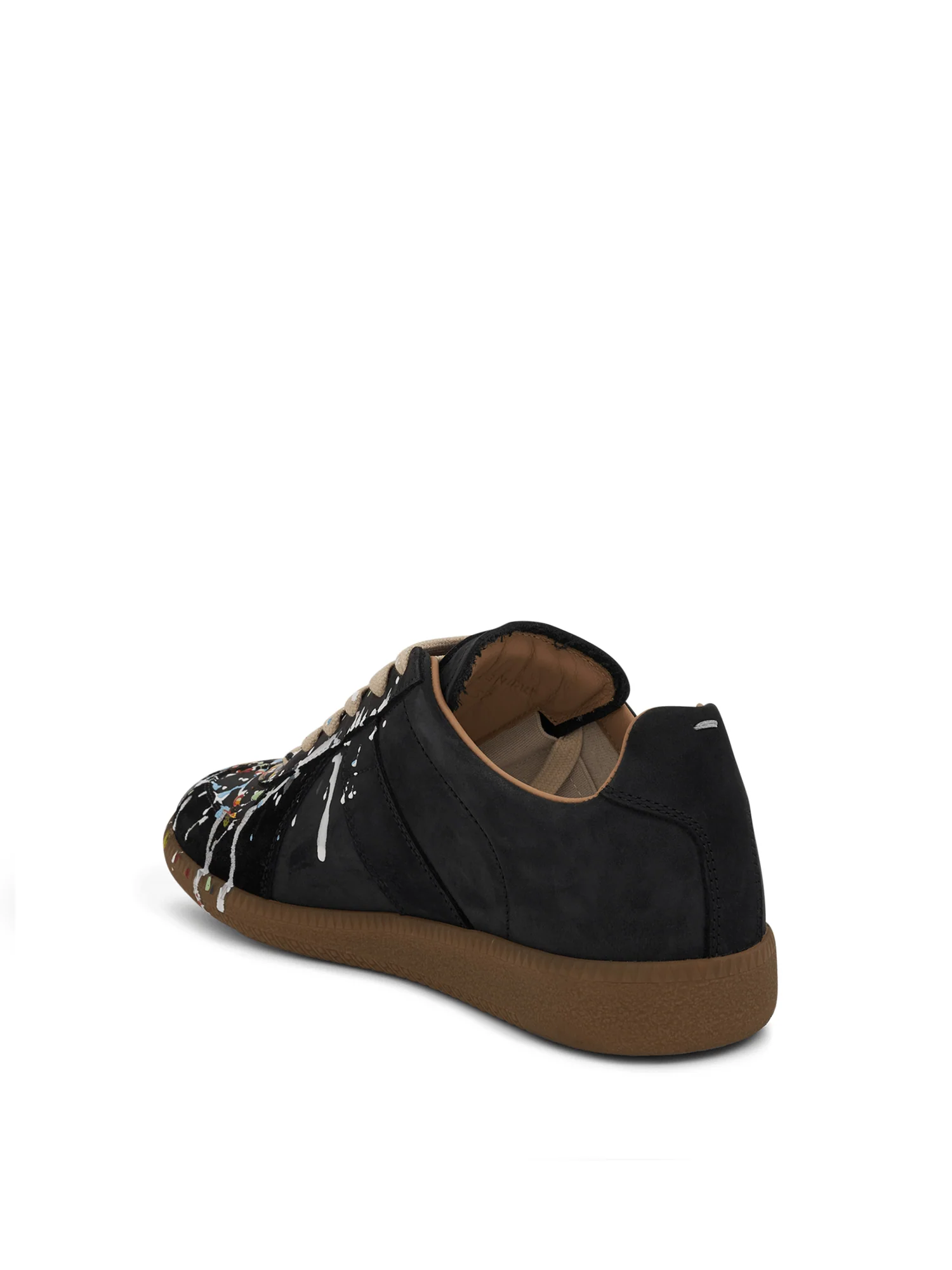Replica Paint Splatter Sneaker in Black - Image 3