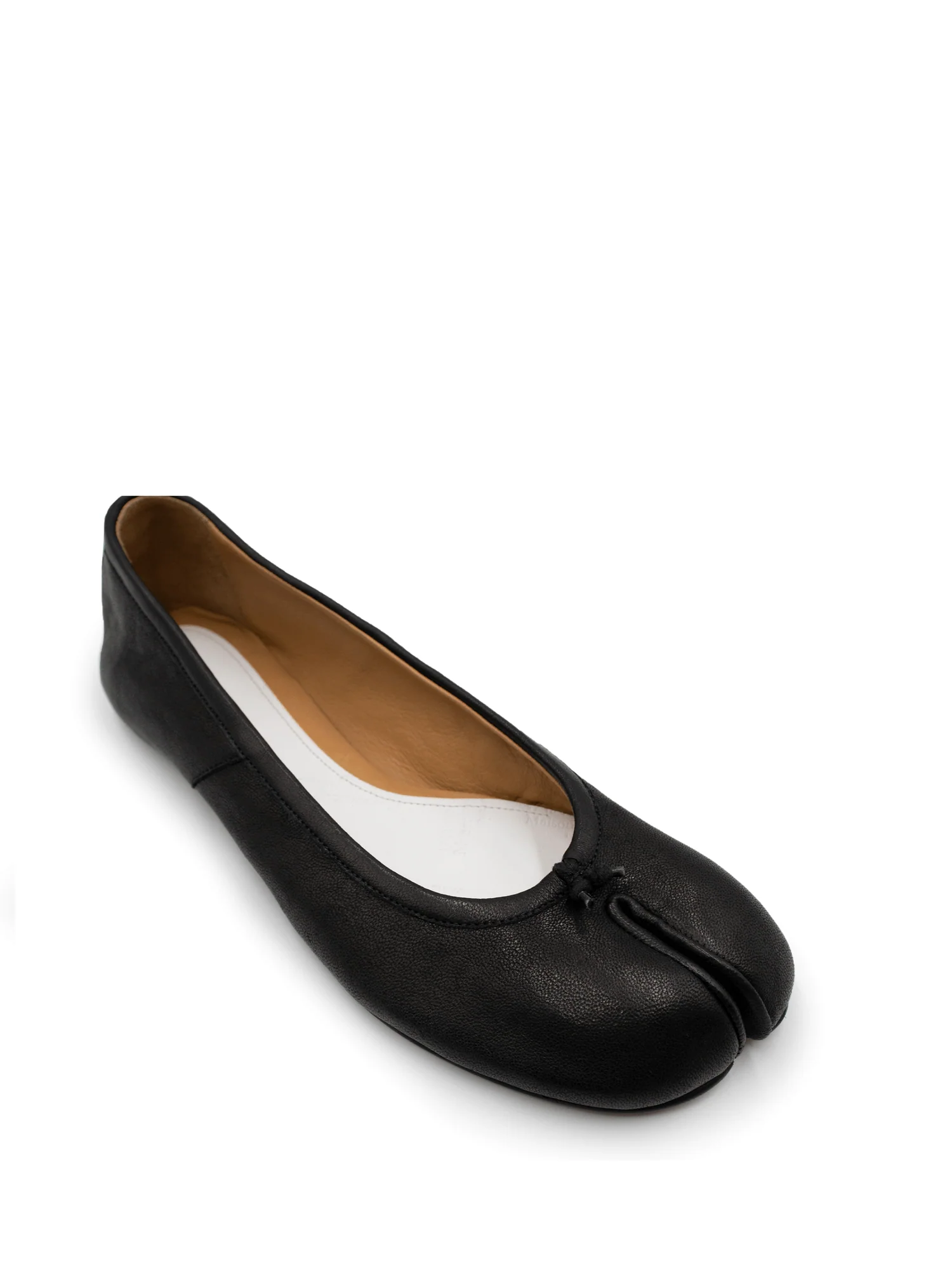 Tabi Ballerina Shoes in Black - Image 4