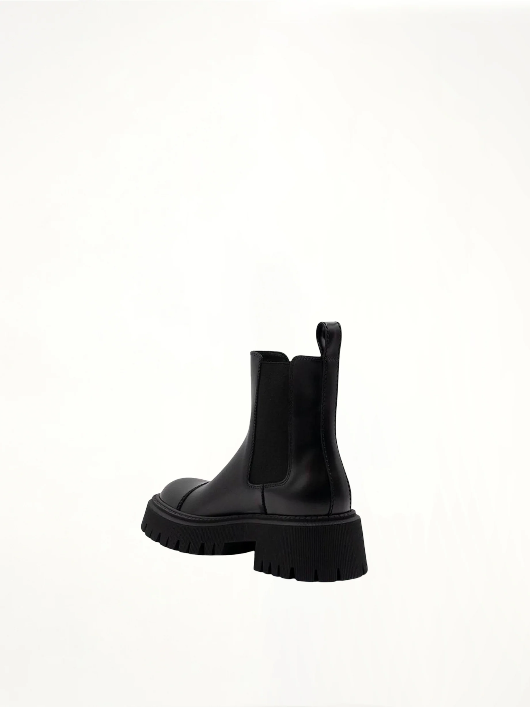 Tractor Ankle Boots in Black - Image 3