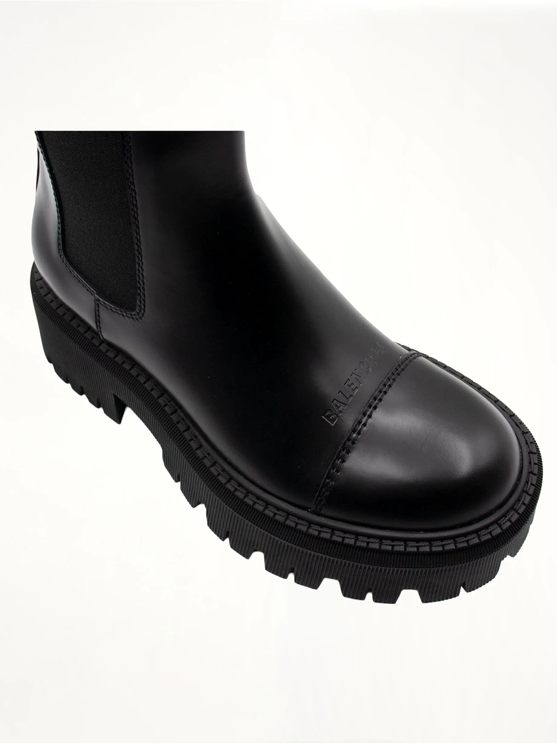 Tractor Ankle Boots in Black - Image 4