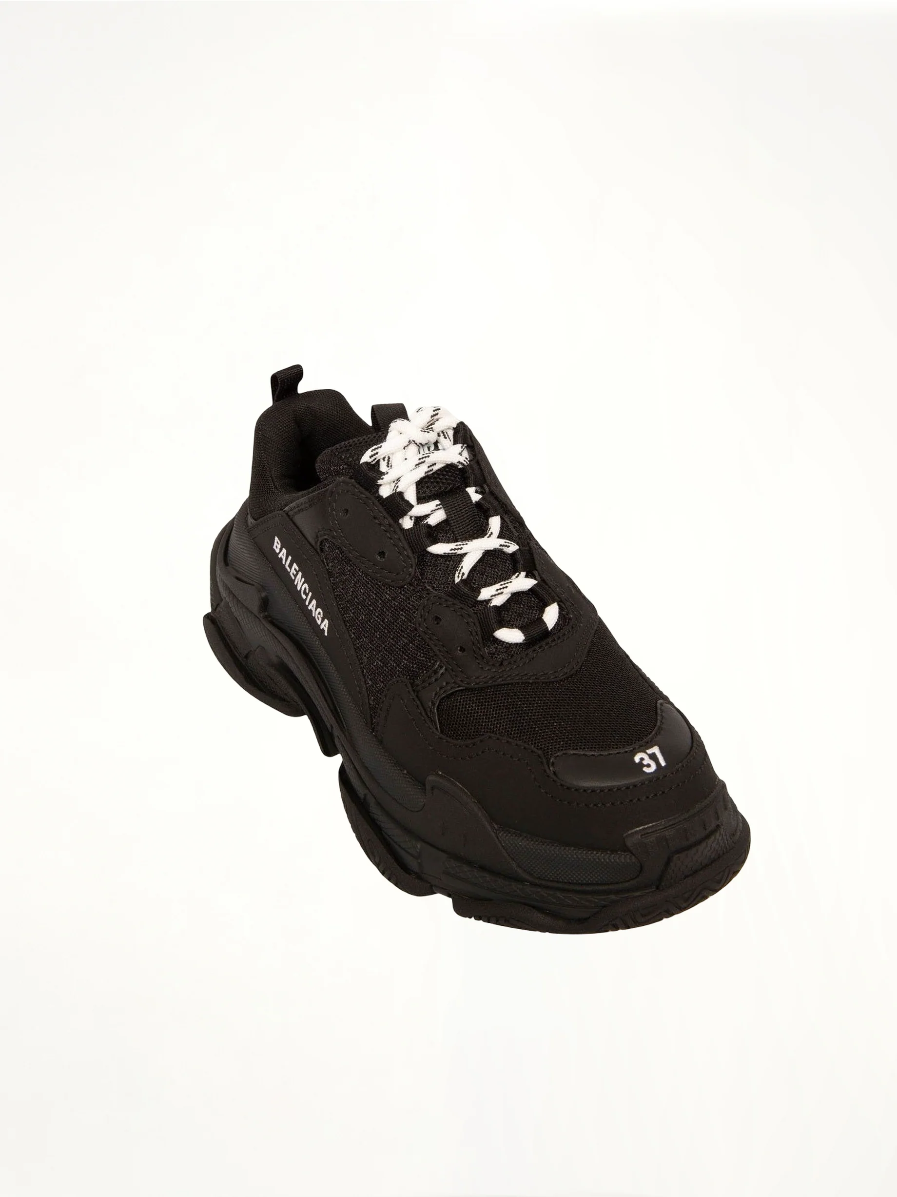 Triple S Sneakers in Black - Image 4
